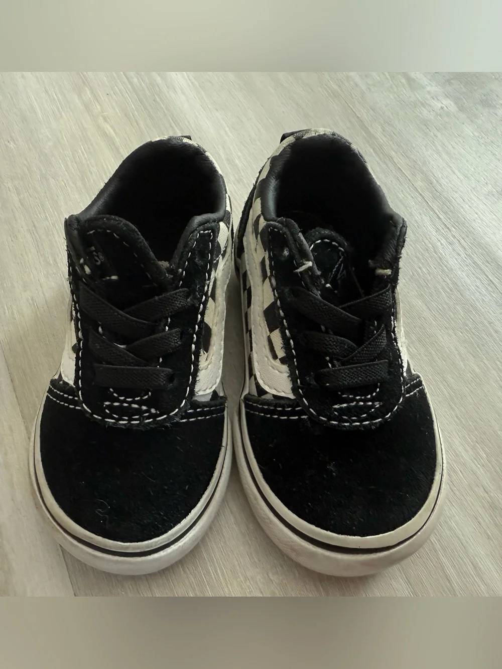 Infant size 4 vans checkered print